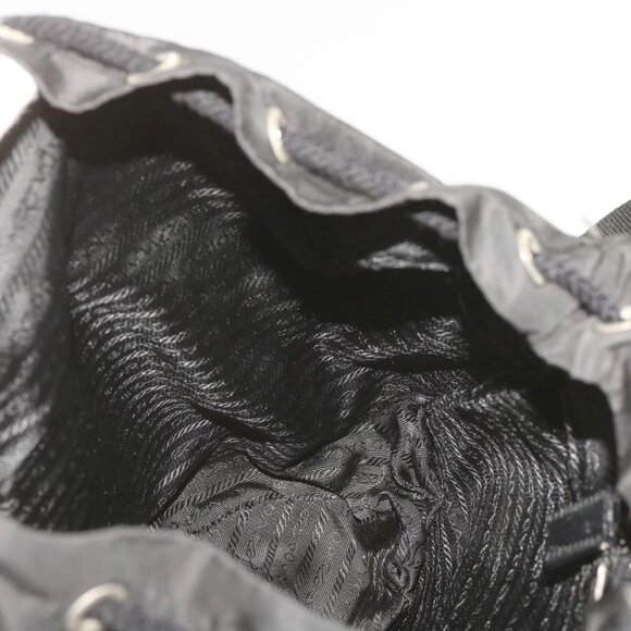 PRADA Backpack Nylon Black Auth yk11052 - Picture 12 of 16